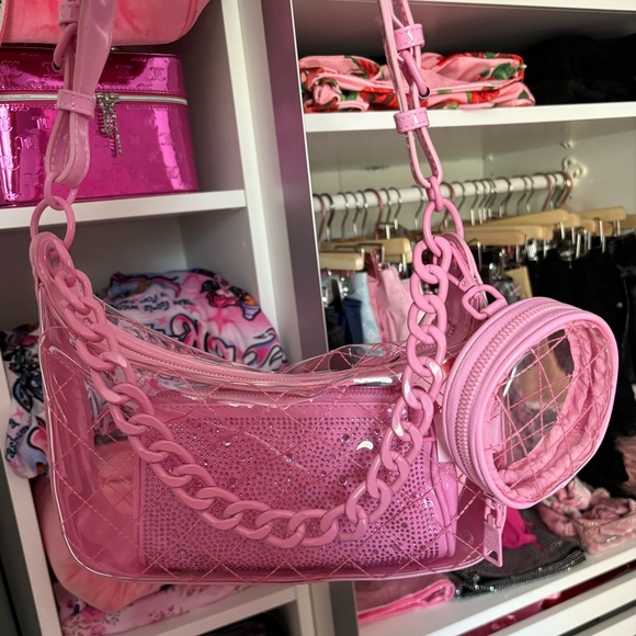 Steve Madden pink glittery bag - Picture 3 of 3